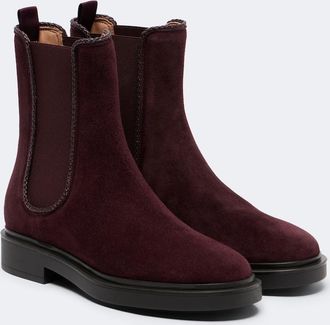 Aquazzura Botas chelsea Gaspard de ante