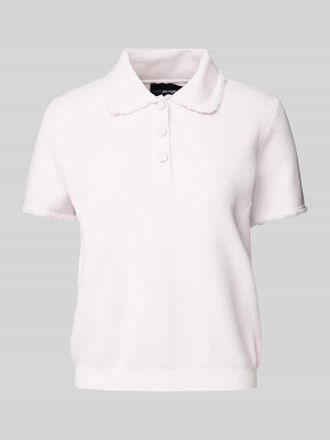 Emporio Armani Poloshirt in Strick-Optik in Rose, Gr&ouml;&szlig;e XS