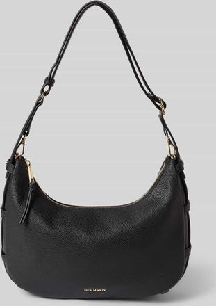 Hey Marly Handtasche aus Rindsleder-Mix Modell Lifetime Sister M in Black, Gr&ouml;&szlig;e 1