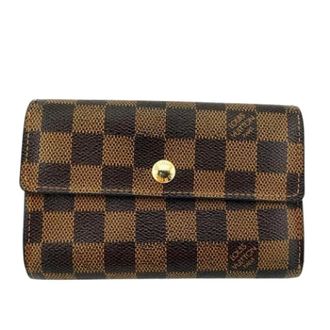Louis Vuitton Pre-owned Wallets, female, Brown, Size: ONE SIZE Pre-owned Damier Tri-fold Wallet
