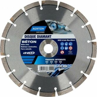 Norton Disco De Diamante Segmentado Intensivo Para Materiales De Construcci&oacute;n Diam230mm