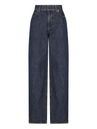 Fendi Jeans con design a cinque tasche - Blu