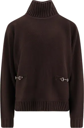 Gucci Wool And Cashmere Turtleneck Sweater-Donna