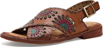 L'Artiste by Spring Step Crossroads Womens Sandals Brown : EU 36 (US Womens 5.5-6) M, Leather
