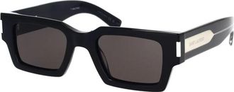Saint Laurent Vierkante zonnebril Naked Wirecore Model - unisex - Zonnebrillen - Zwart - 50 MM - Accessoires