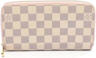 Louis Vuitton Pre-owned Wallets, female, White, Size: ONE SIZE Pre-owned Canvas Wallet