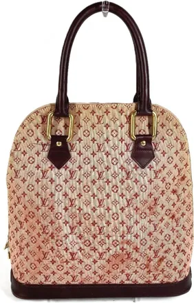 Louis Vuitton Cerise Red Color Monogram Mini Handbag Tote Bag (Pre-Owned)