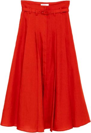 Gabriela Hearst Dugald skirt - Red