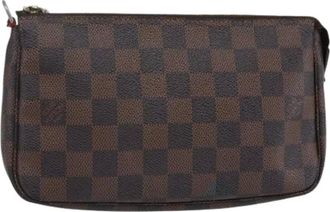 Louis Vuitton Pre-owned Clutches, female, Brown, Size: ONE SIZE Pre-owned Vintage Canvas Clutch