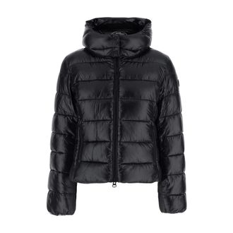 Save The Duck Dames, Jassen, Zwart, Maat: M Leer