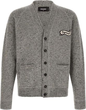 Dsquared2 Truien - Heren - Vesten - Grijs - L - Truien & Vesten
