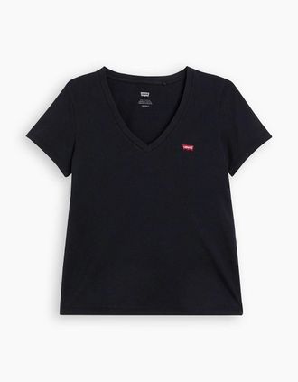 Levi's Mens 2pack Vneck T - Black - Size: 38