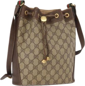 Gucci Pre-owned Vintage Bucket Bag - Pre-owned - Mujer - Beige - ONE SIZE