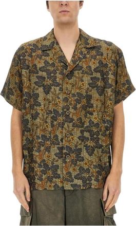 Uma Wang Terry Top - Heren - Korte mouwen Overhemden - Veelkleurig - M - Overhemden