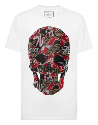 Philipp Plein T-Shirt Ronde Hals Ss Skull