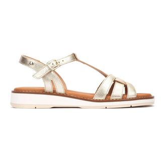 Pikolinos Roquetas - Dames - Sandalen - Geel - 41 EU - Leer - Schoenen