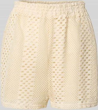 Colourful rebel Regular Fit Shorts mit H&auml;kelspitze Modell Nolita in Offwhite, Gr&ouml;&szlig;e XS