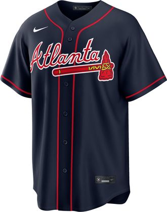 Nike Austin Riley Atlanta Braves Nike Mens MLB Replica Jersey in Blue | RP260IM1AW9-TG2