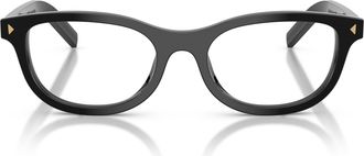 Prada 0pr D01vu Rectangular Black Acetate Eyeglasses