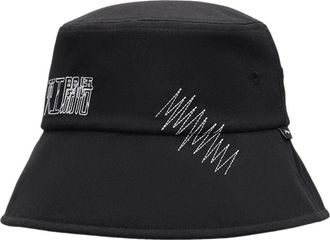 Li-Ning Logo Bucket Hat Black White AMYS119-1