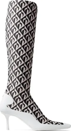 Jimmy Choo London Womens Jcxms Marine Serre Sock Calf Boots, Brand Size 35.5 ( US Size 5.5 )