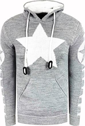 Rusty Neal Grof gebreide hoodie