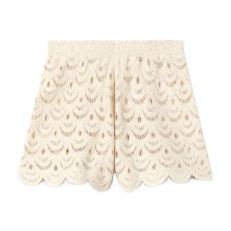 MC2 Saint Barth Short Shorts, female, Beige, Size: M Meave Shorts