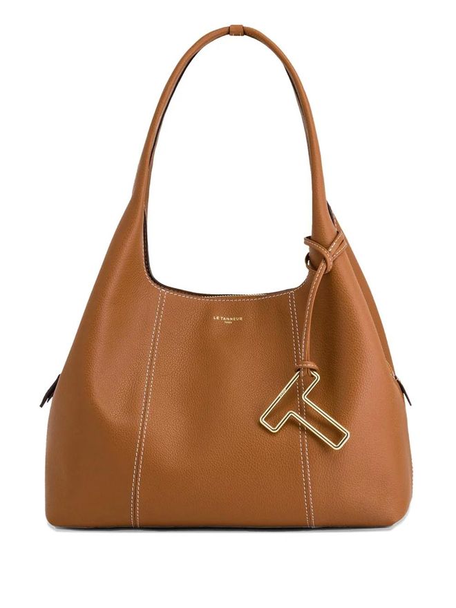 Juliette zip shoulder bag - women - Calf Leather/Fabric - OS - Brown