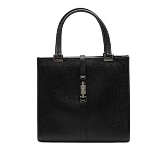 Gucci Pre-owned Jackie Handtas - Dames - Pre-owned - Zwart - Maat: ONE Size Leer