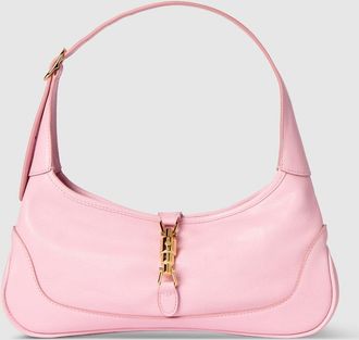 Gucci Jackie Slim Medium Shoulder Bag, Pink, Leather