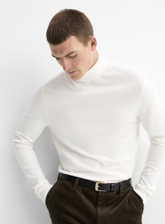 Le 31 Mens Silky knit Turtleneck Sweater
