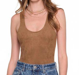 Heartloom Lisbeth Bodysuit In Brown