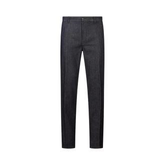 Canali Jeans, Heren, Blauw, M, Straight Jeans