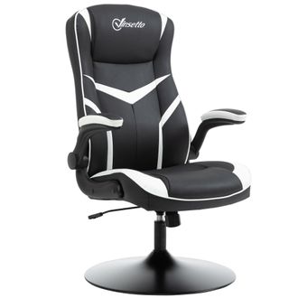 Vinsetto Racing Office Chair PVC Leather Computer Gaming Height Adjustable | TJ Hughes