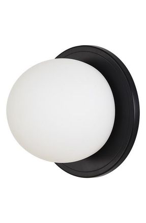 RENWIL Round Wall Sconces in Sybil Matte Black at Nordstrom