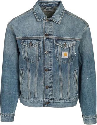 Carhartt Work in Progress Helston Jacket - Heren - Spijkerjassen - Blauw - L - Katoen - Jassen