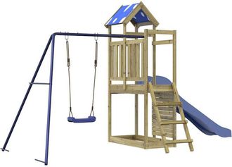 vidaXL Parque Infantil De Exterior Madera De Pino Impregnada Vidaxl