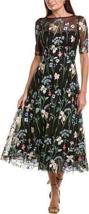 Teri Jon by Rickie Freeman Teri Jon By Rickie Freeman Embroidered Tulle Dance Dress