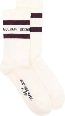Golden Goose Calze High Rib - - Underwear - Donna - Bianco - M