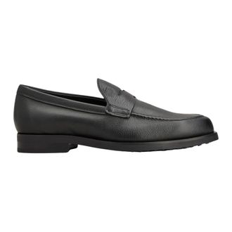 Tod's Mocas&iacute;n de piel tipo penny - Shoes - Hombre - Negro - 41 1/2 EU