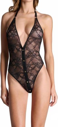 Maison Close Jeux Magnetiques Panty Bodysuit In Black