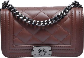 Isabella Rhea Bordeauxrood Rundleer Tas