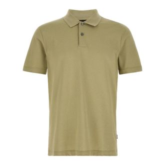 HUGO BOSS Tops, Heren, Beige, XL, Katoen, Polo Shirt