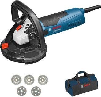 Bosch Levigatrice calcestruzzo GBR15 cag 1500W + Set Seghe a tazza