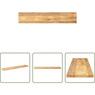 vidaXL Tavolo in legno - Piano per Tavolo 160x20x3,8cm Rettangolare Legno Massello Mango