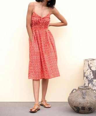 Ciao Lucia Contessa Dress In Poppy