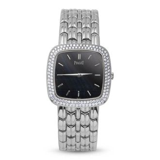 Piaget Pre-owned Piaget Vintage Black Dial Unisex Watch 9929 N P 101