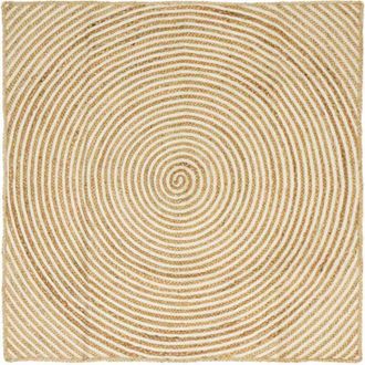 vidaXL Alfombra Natural Y 160 X 160 Cm Yute Vidaxl