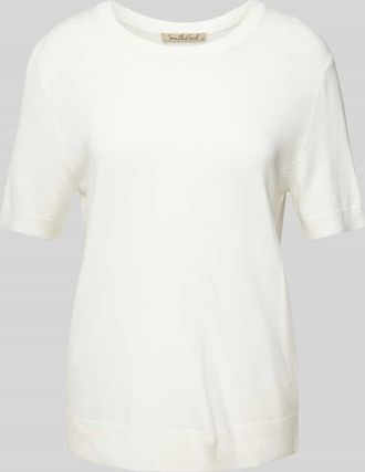 Smith & Soul Strickshirt mit Rundhalsausschnitt in Weiss, Größe XXL