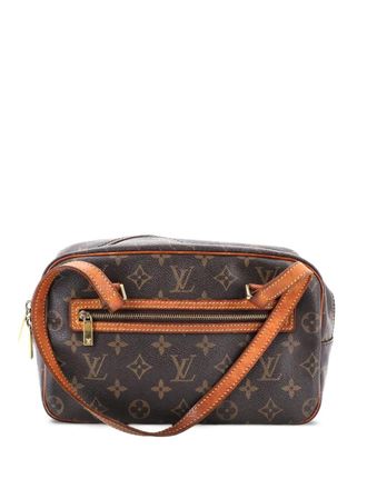 Louis Vuitton Cite Handbag Monogram Canvas MM shoulder bag - Brown